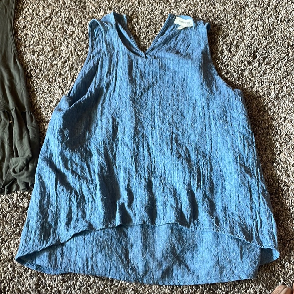 Blue tank top